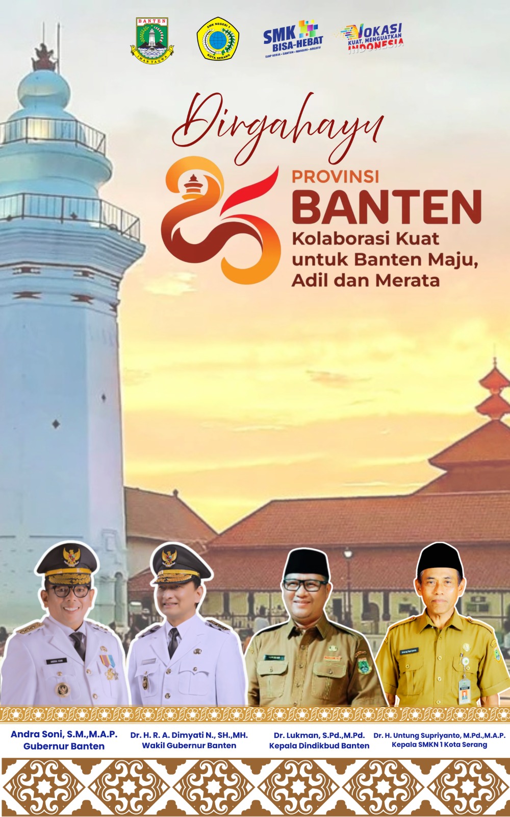Dirgahayu Provinsi Banten ke – 25